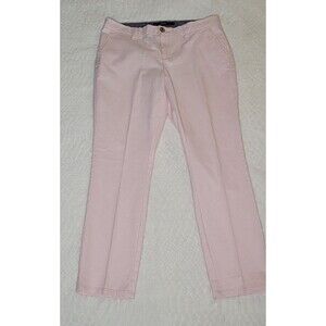 Tommy Hilfiger Womens Pink Slim Straight Pants Size 4 Stretch Cotton